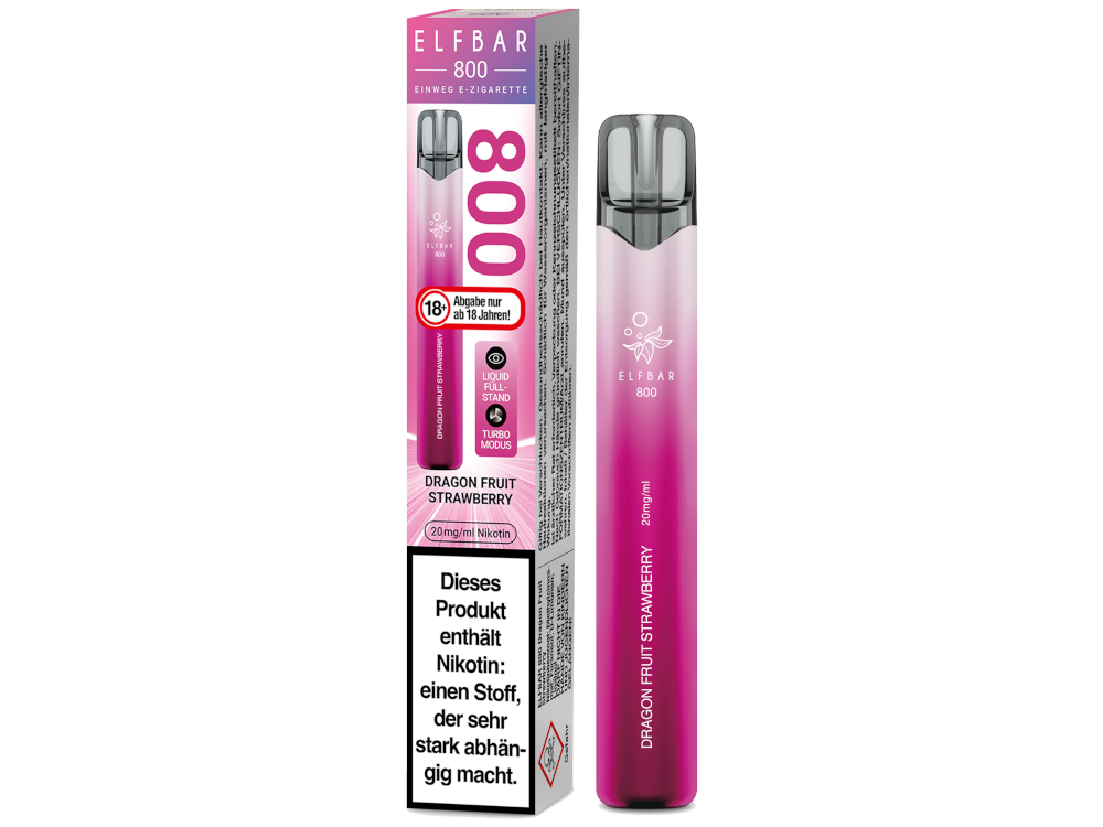 ELFBAR 800 DRAGON FRUIT STRAWBERRY 20MG