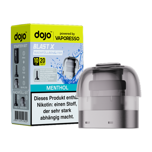 [CHD-10553] Dojo Blast X Nachfüllbehälter Menthol (5er Gebinde)
