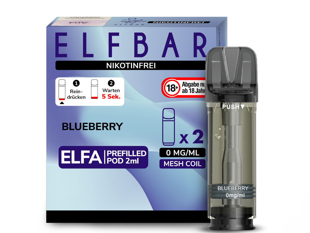 ELFBAR ELFA POD BLUEBERRY 0MG