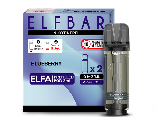 [CHD-10002] ELFBAR ELFA POD BLUEBERRY 0MG
