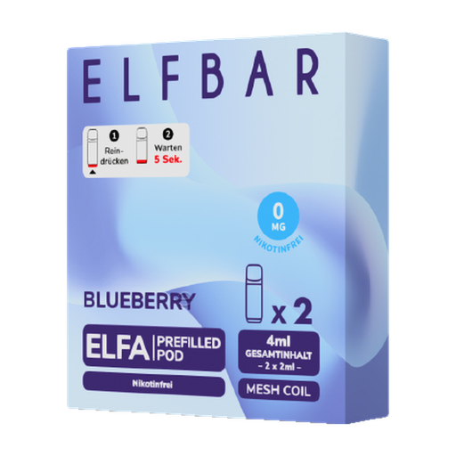 [CHD-10002] ELFBAR ELFA POD BLUEBERRY 0MG