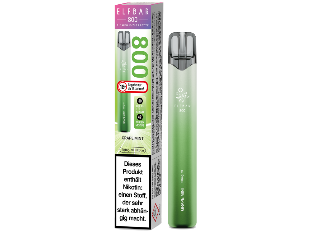 ELFBAR 800 GRAPE MINT 20MG