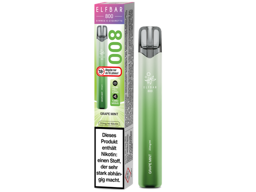 [CHD-10065] ELFBAR 800 GRAPE MINT 20MG