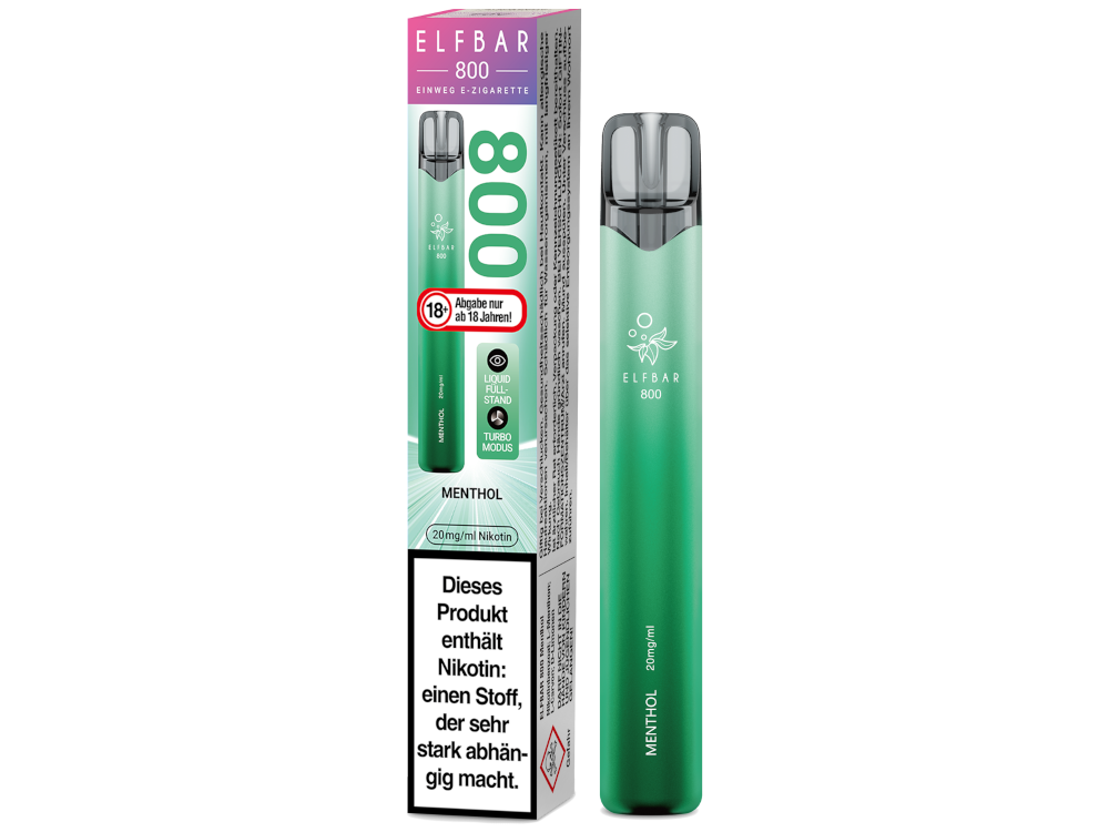 ELFBAR 800 MENTHOL 20MG