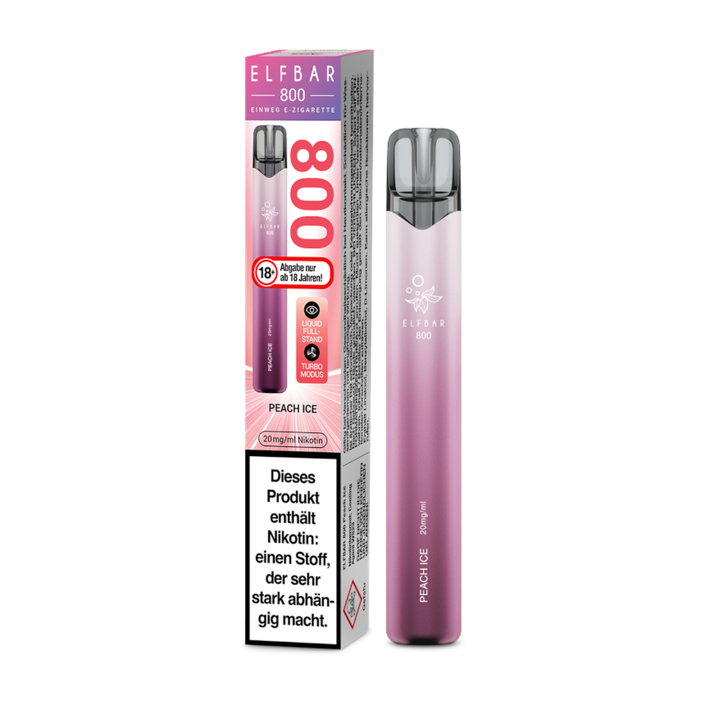 ELFBAR 800 PEACH ICE 20MG