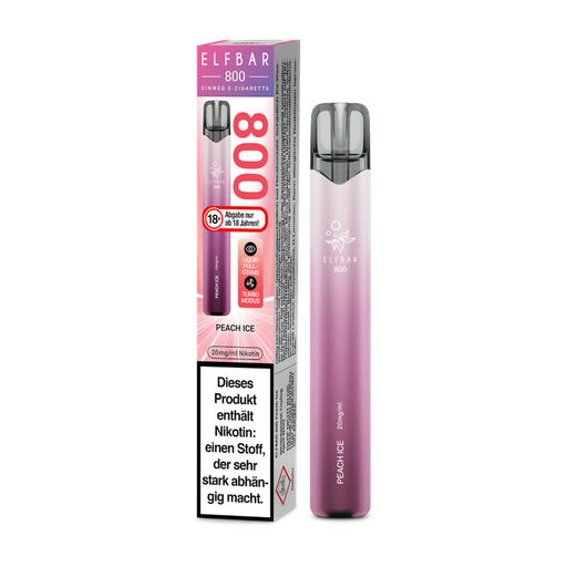 [CHD-10071] ELFBAR 800 PEACH ICE 20MG