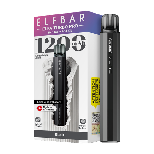[CHD-10747] ELFBAR ELFA TURBO PRO SET BLACK