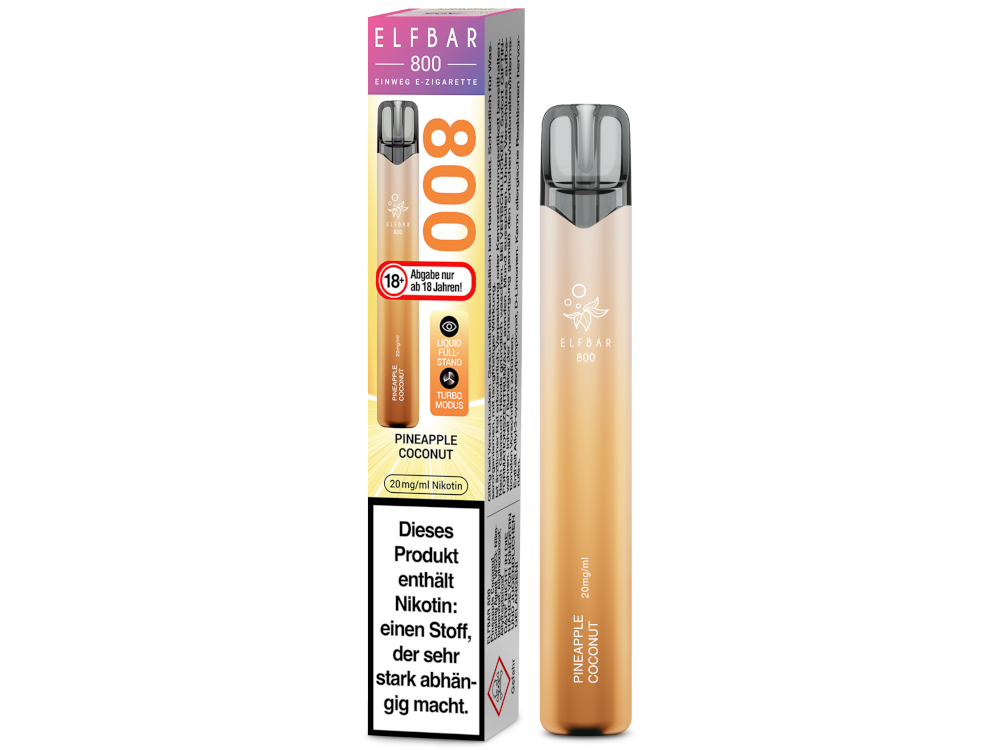 ELFBAR 800 PINEAPPLE COCONUT 20MG