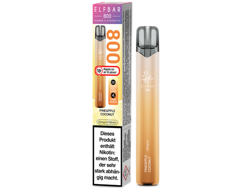 [CHD-10072] ELFBAR 800 PINEAPPLE COCONUT 20MG