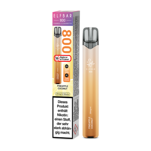 [CHD-10072] ELFBAR 800 PINEAPPLE COCONUT 20MG