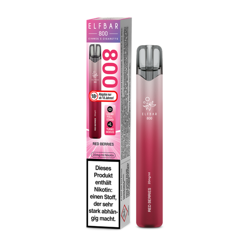 [CHD-10075] ELFBAR 800 RED BERRIES 20MG