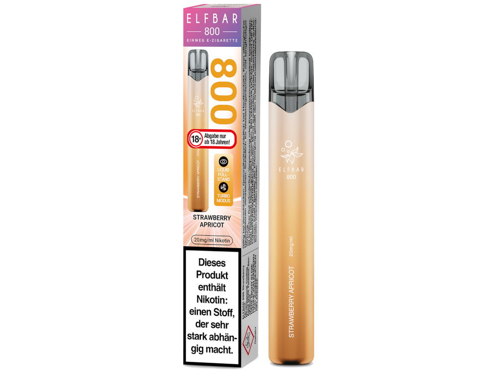 ELFBAR 800 STRAWBERRY APRICOT 20MG