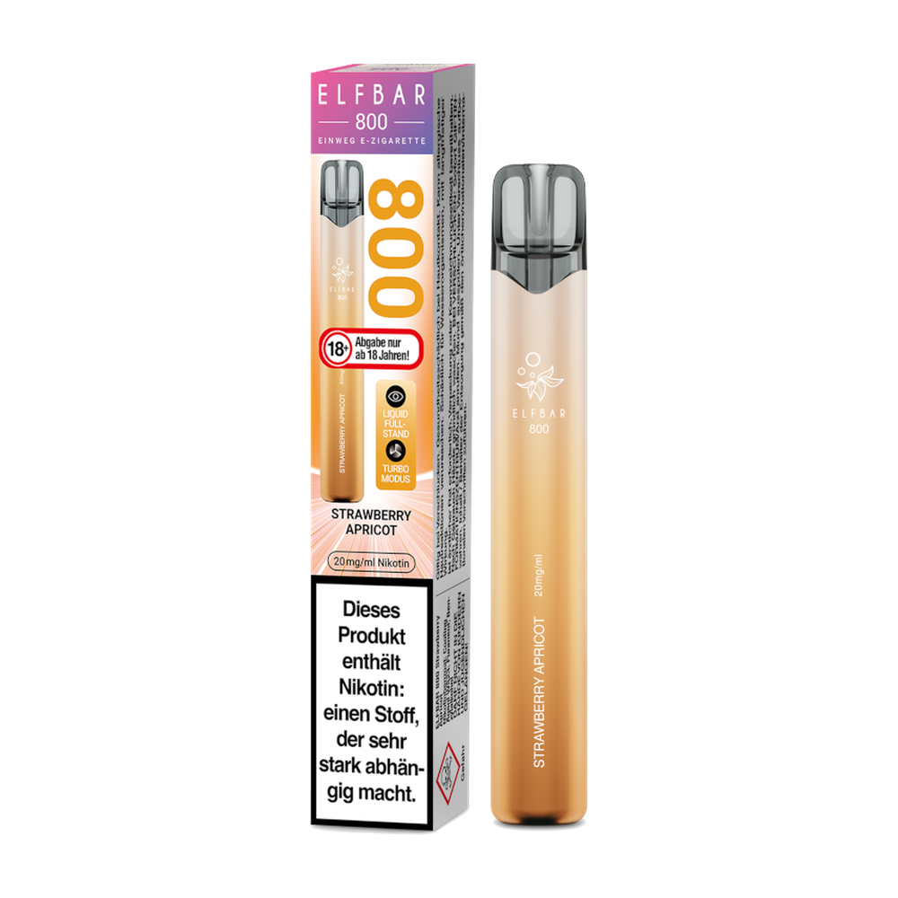 ELFBAR 800 STRAWBERRY APRICOT 20MG