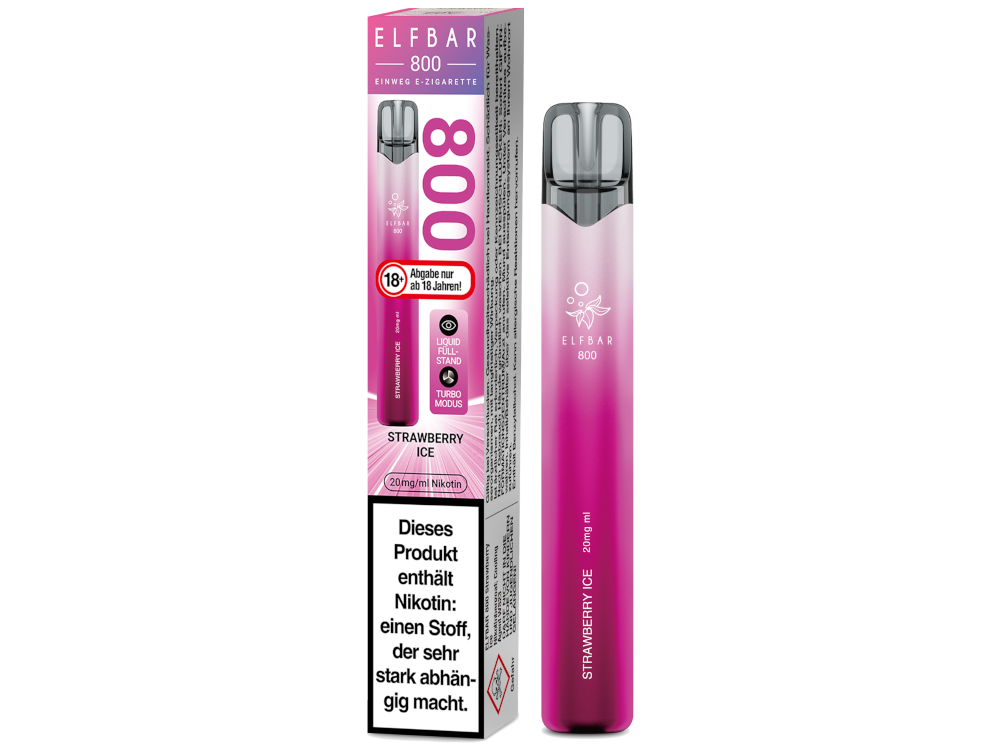 ELFBAR 800 STRAWBERRY ICE 20MG