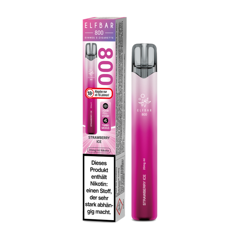 ELFBAR 800 STRAWBERRY ICE 20MG