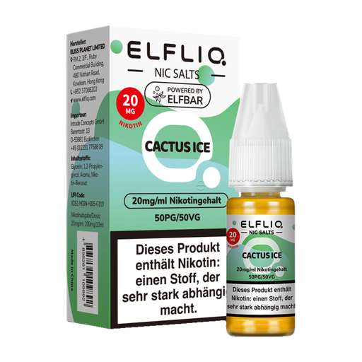 [CHD-10696] ELFLIQ CACTUS ICE 20MG