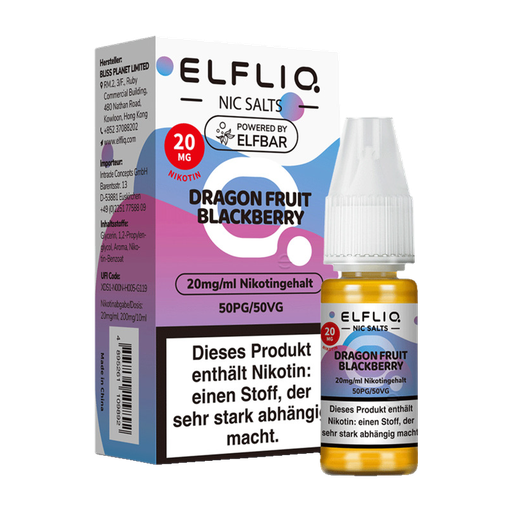 [CHD-10698] ELFLIQ DRAGON FRUIT BLACKBERRY 20MG