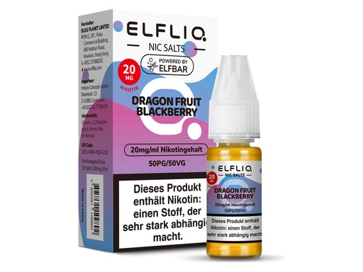 [CHD-10698] ELFLIQ DRAGON FRUIT BLACKBERRY 20MG