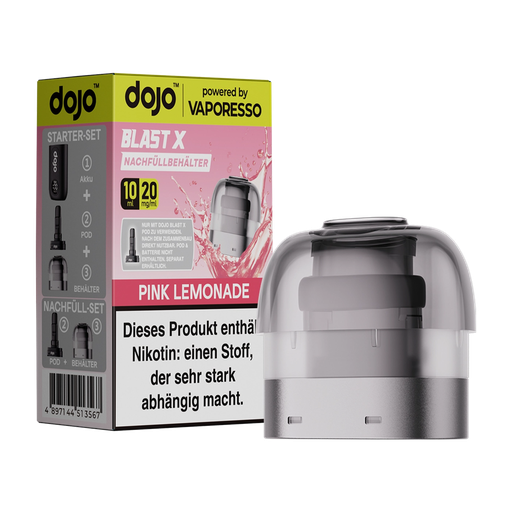 [CHD-10701] Dojo Blast X Nachfüllbehälter Pink Lemonade (5er Gebinde)