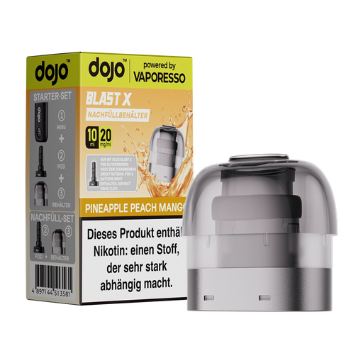 [CHD-10703] Dojo Blast X Nachfüllbehälter Pineapple Peach Mango (5er Gebinde)
