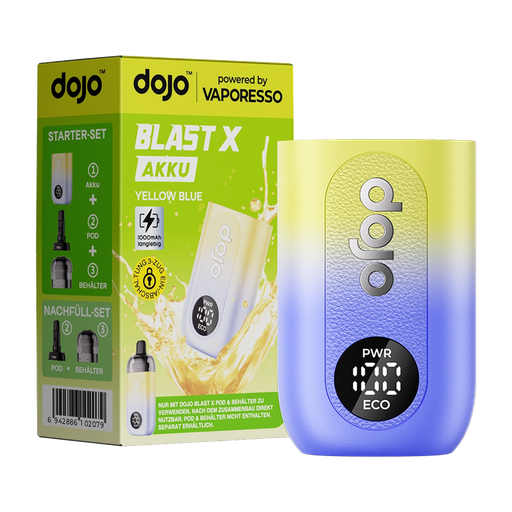 [CHD-10705] Dojo Blast X Basisgerät Gelb-Blau (5er Gebinde)