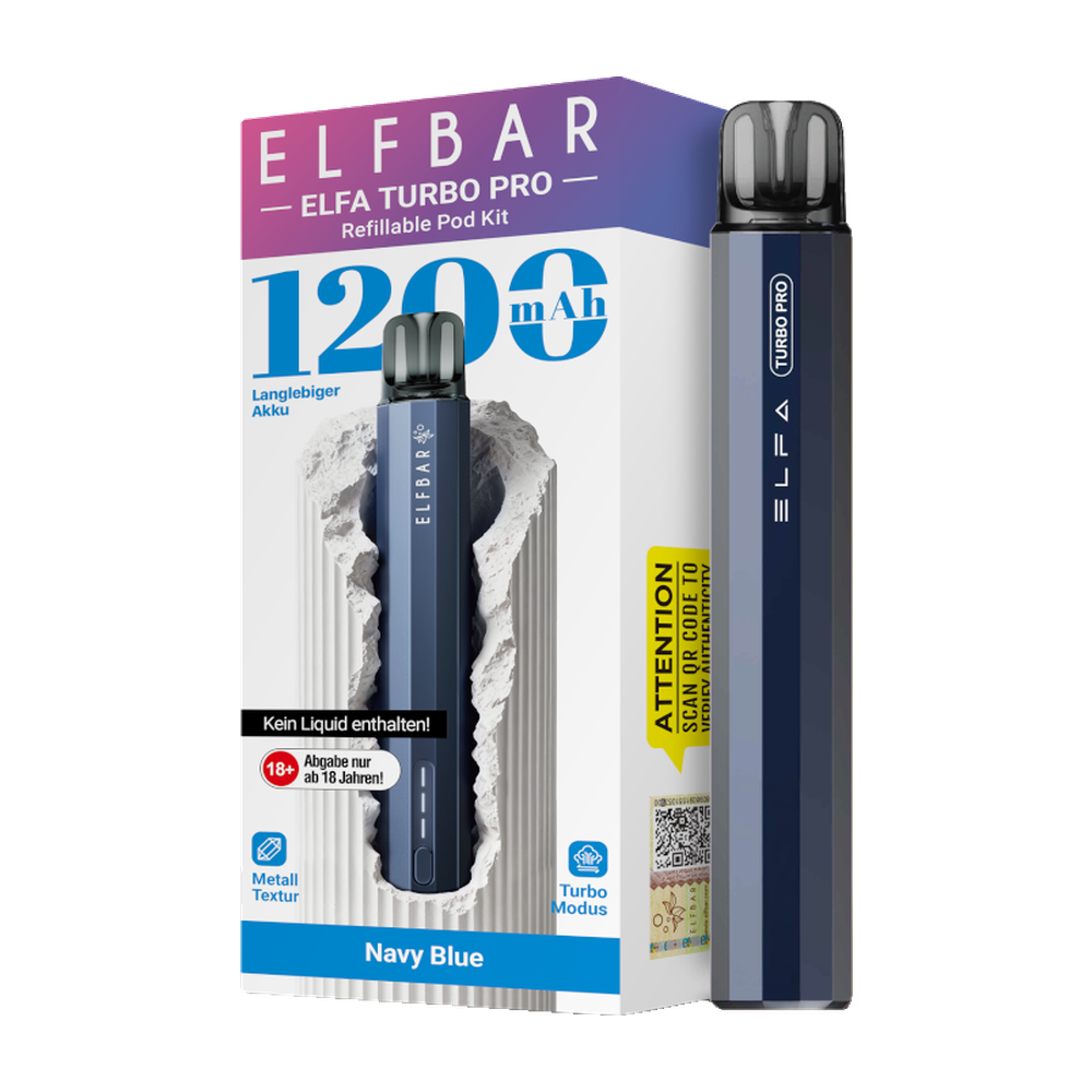 ELFBAR ELFA TURBO PRO SET NAVY BLUE