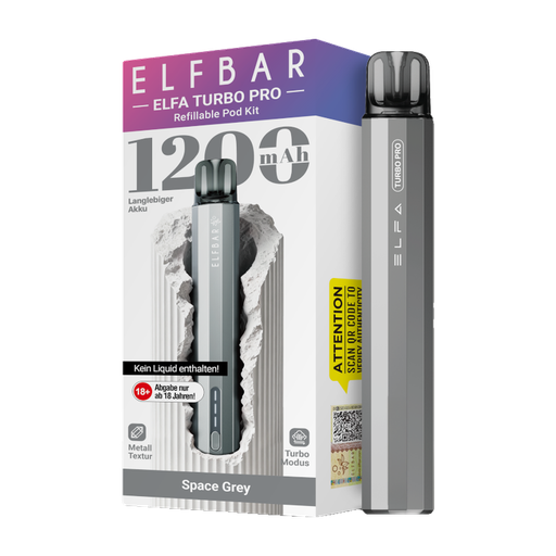 [CHD-10727] ELFBAR ELFA TURBO PRO SET SPACE GREY