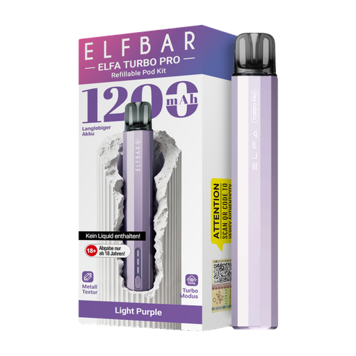 [CHD-10729] ELFBAR ELFA TURBO PRO SET LIGHT PURPLE