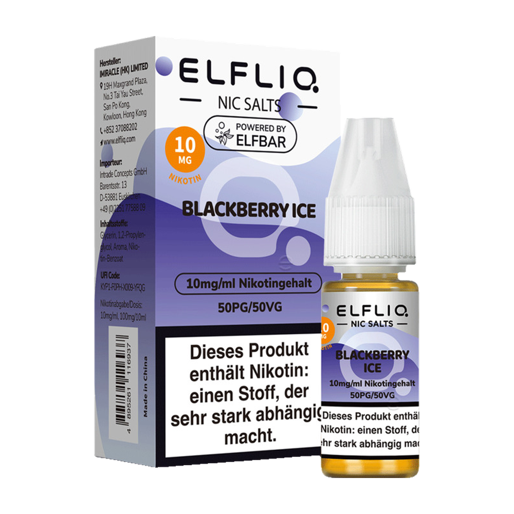ELFLIQ BLACKBERRY ICE 10MG