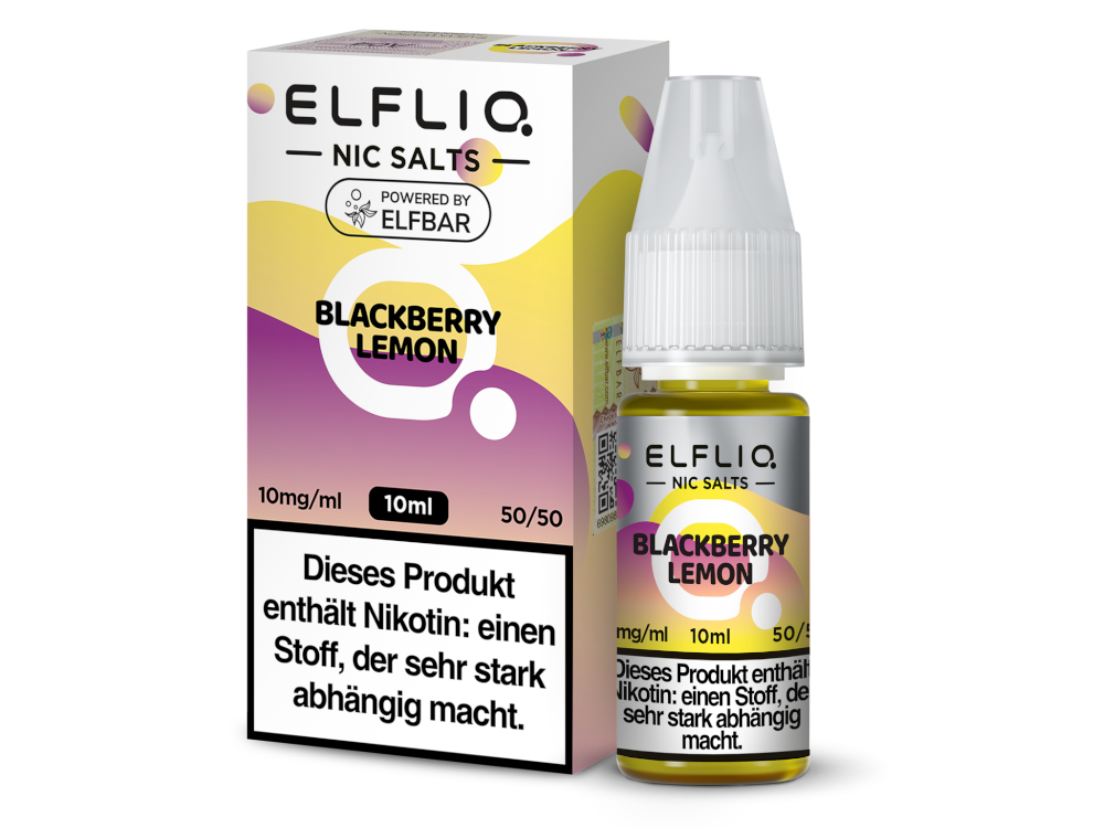 ELFLIQ BLACKBERRY LEMON 10MG