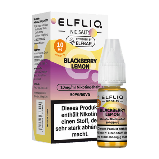 [CHD-10084] ELFLIQ BLACKBERRY LEMON 10MG