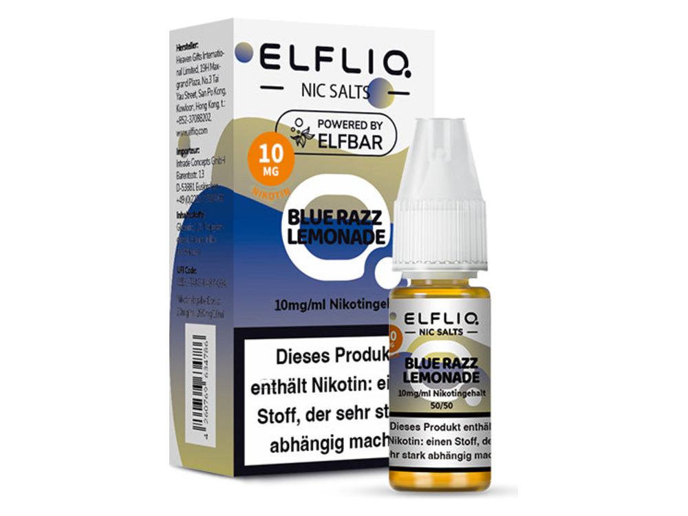 ELFLIQ BLUE RAZZ LEMONADE 10MG