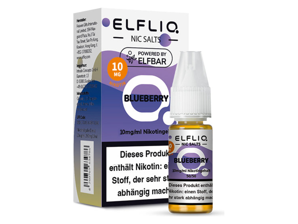 ELFLIQ BLUEBERRY 10MG