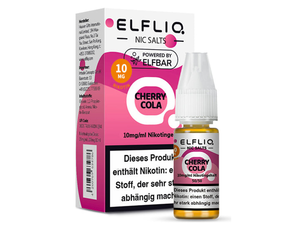 ELFLIQ CHERRY COLA 10MG