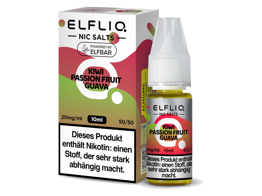 ELFLIQ KIWI PASSION FRUIT GUAVA 10MG