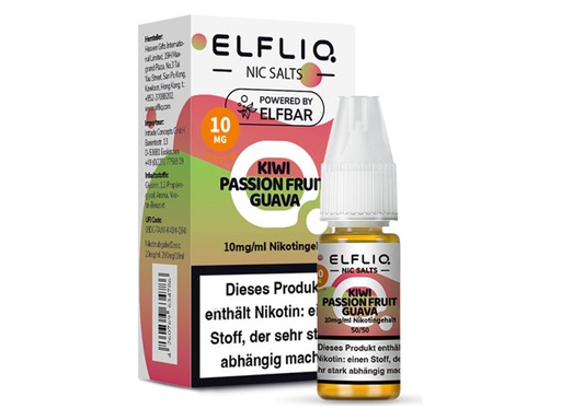 [CHD-10094] ELFLIQ KIWI PASSION FRUIT GUAVA 10MG